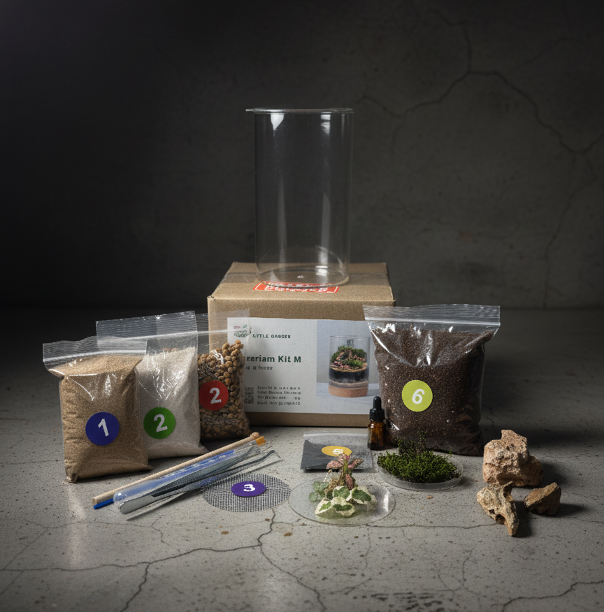 All Inclusive Terrarium Kit - Medium